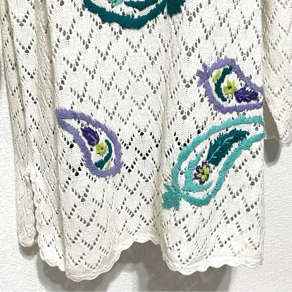 Diane Von Furstenberg the Color Authority Woman Knit Tunic Sweater Size L - Picture 5 of 14